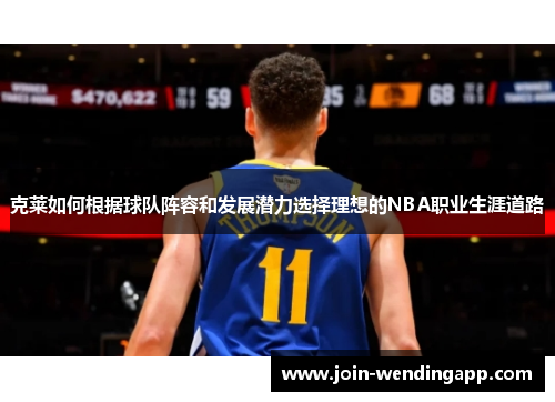 克莱如何根据球队阵容和发展潜力选择理想的NBA职业生涯道路