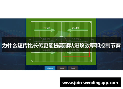 为什么短传比长传更能提高球队进攻效率和控制节奏